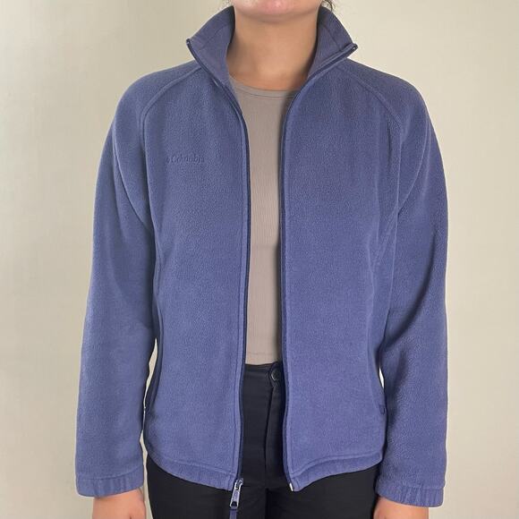 Columbia Purple Full-Zip Fleece - Picture 1 of 7